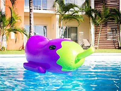 low price water toys purple inflatable eggplant BY-WT-060